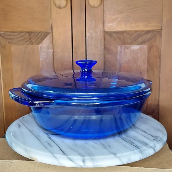 Cobalt Blue Casserole Dish - Picture 12 of 17